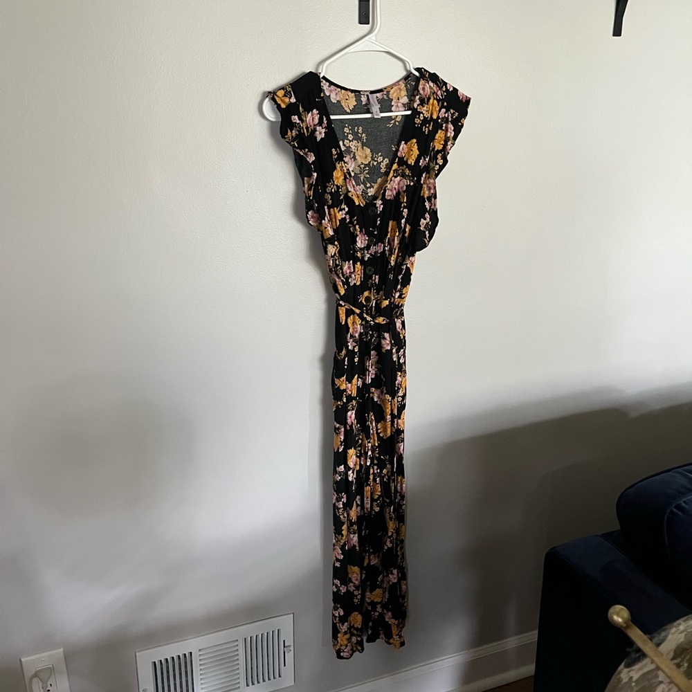 Women’s Xhilaration Floral Jumpsuit